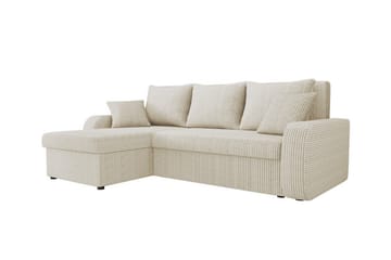 Kintore 3-sits Hörnbäddsoffa Beige/Light beige - Products - Möbler - Soffa - Bäddsoffa - Bäddsoffa divan
