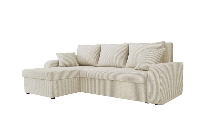 Kintore 3-sits Hörnbäddsoffa Beige/Light beige