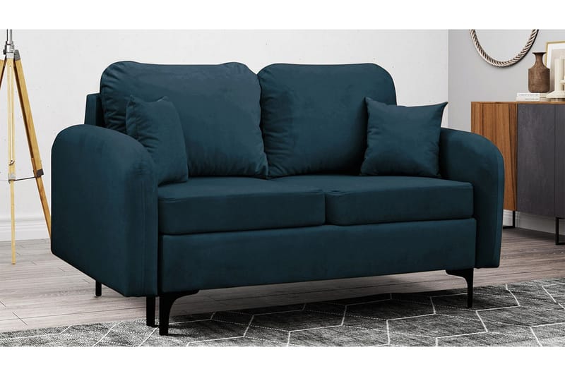 Knocklong 2-sits Bäddsoffa Dark blue - Products - Möbler - Soffa - Bäddsoffa - Bäddsoffa längsbäddad