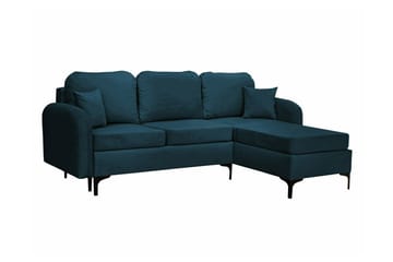 Knocklong 3-sits Hörnbäddsoffa Dark blue - Products - Möbler - Soffa - Bäddsoffa - Bäddsoffa divan