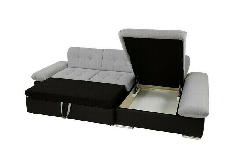 Lomux 3-sits Hörnbäddsoffa White - Products - Möbler - Soffa - Bäddsoffa - Hörnbäddsoffa