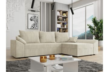 Midfeld 3-sits Hörnbäddsoffa Beige - Products - Möbler - Soffa - Bäddsoffa - Bäddsoffa divan