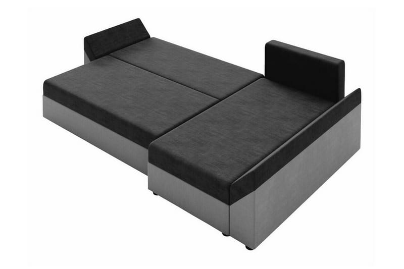 Midfeld 3-sits Hörnbäddsoffa Black - Products - Möbler - Soffa - Bäddsoffa - Hörnbäddsoffa