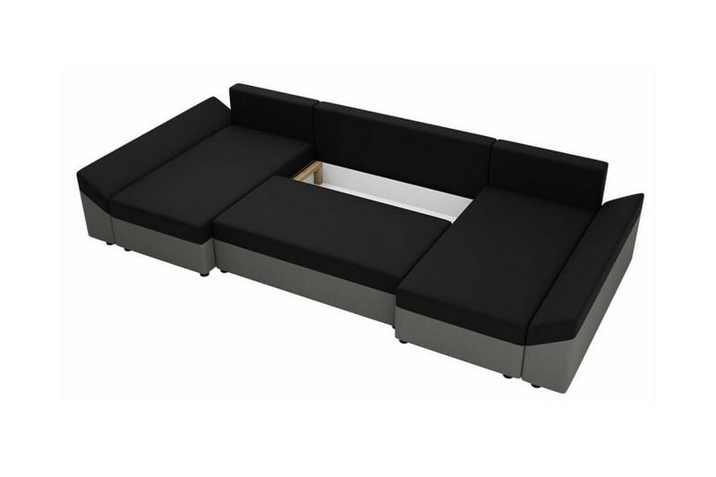 Midfeld 4-sits Hörnbäddsoffa Brown - Products - Möbler - Soffa - Bäddsoffa - Bäddsoffa längsbäddad