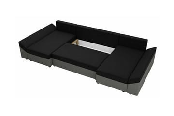 Midfeld 4-sits Hörnbäddsoffa Dark brown/black - Products - Möbler - Soffa - Bäddsoffa - Hörnbäddsoffa