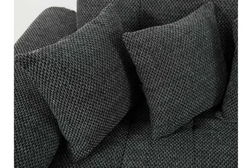 Niko U-Bäddsoffa 350x205x76 cm Divan Höger - Grå - Products - Möbler - Soffa - Bäddsoffa - Bäddsoffa längsbäddad