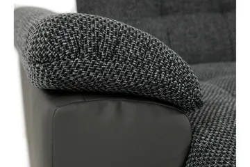 Niko U-Bäddsoffa 350x205x76 cm Divan Höger - Vit/Grå - Products - Möbler - Soffa - Bäddsoffa - Bäddsoffa längsbäddad