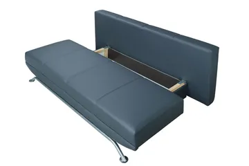 Olier Bäddsoffa 200x100x85 cm - Svart - Products - Möbler - Soffa - Bäddsoffa - 3 sits bäddsoffa