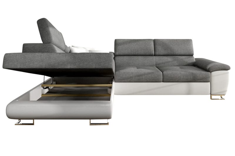 Reginia Bäddsoffa m. Schäslong L-formad - Products - Möbler - Soffa - Bäddsoffa - Bäddsoffa längsbäddad