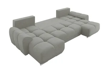 Simerly Bäddsoffa Dubbeldivan 4-sits - Gul - Products - Möbler - Soffa - Bäddsoffa - U bäddsoffa
