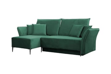 Staffin 3-sits Hörnbäddsoffa Dark green - Products - Möbler - Soffa - Bäddsoffa - Hörnbäddsoffa
