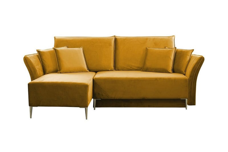 Staffin 3-sits Hörnbäddsoffa Dark yellow - Products - Möbler - Soffa - Bäddsoffa - Hörnbäddsoffa