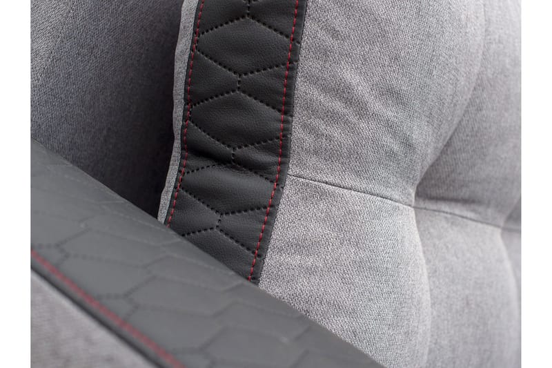 Sydney Divanbäddsoffa 238x140x88 cm LED-belysning - Grå - Products - Möbler - Soffa - Bäddsoffa - Bäddsoffa divan