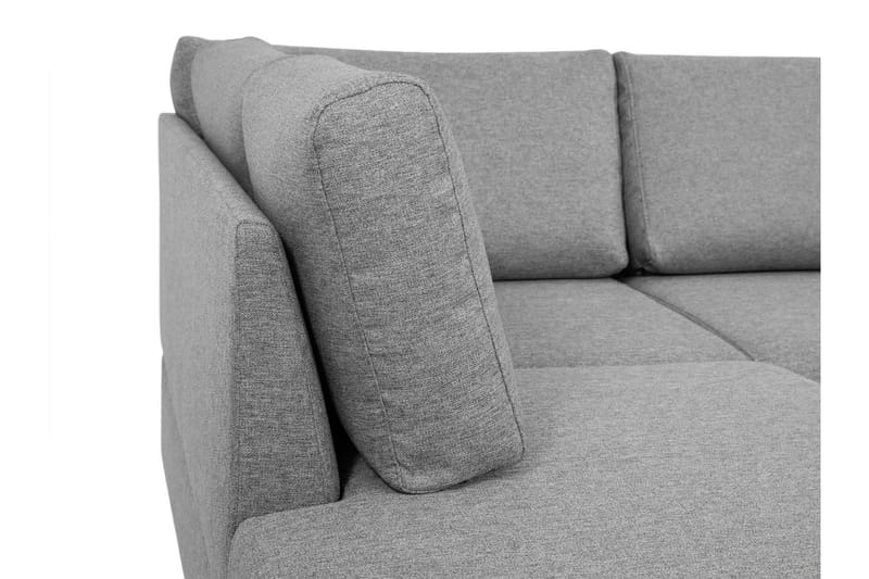 Taberk Bäddsoffa med Divan och Schäslong 4-sits i Bouclé - Grön - Products - Möbler - Soffa - Bäddsoffa - Bäddsoffa divan