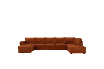 Taberk Bäddsoffa med Divan och Schäslong 5-sits i Chenille