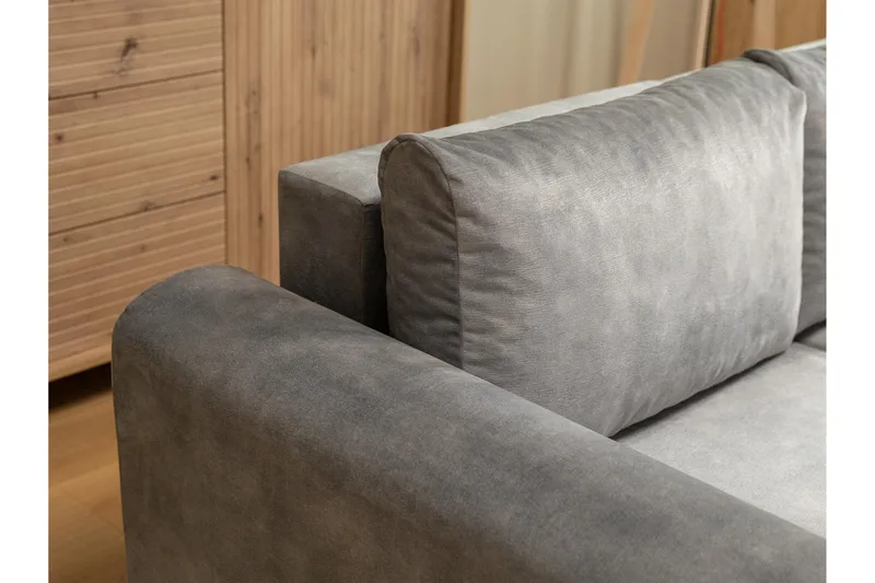 Tacon Bäddsoffa m. Divan 3-sits - Grå/Beige - Products - Möbler - Soffa - Bäddsoffa - Bäddsoffa divan