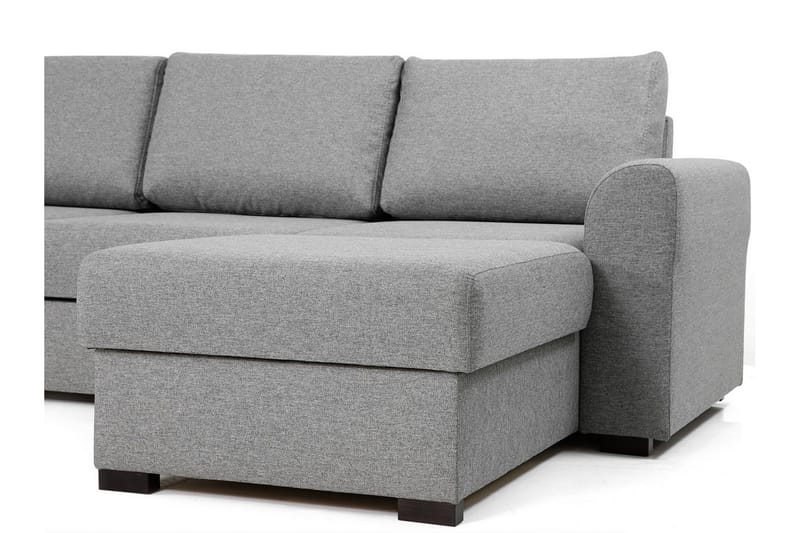 Wilma 6-sits Bäddsoffa - Mörkgrå/Svart - Products - Möbler - Soffa - Bäddsoffa - Bäddsoffa längsbäddad