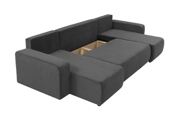 Barile Soffa Dubbeldivan 4-sits - Grön - Products - Möbler - Soffa - U-soffa