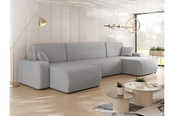 Barile Soffa Dubbeldivan 4-sits - Ljusgrå - Products - Möbler - Soffa - U-soffa