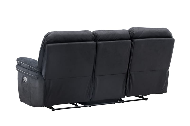 Saranda Reclinersoffa - Svart - Products - Möbler - Soffa - Biosoffa & reclinersoffa - 3 sits biosoffa & reclinersoffa
