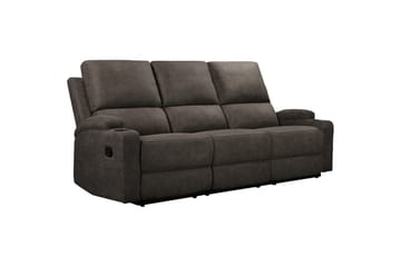 Dallas Reclinersoffa 3-sits - Grå - Products - Möbler - Soffa - Biosoffa & reclinersoffa