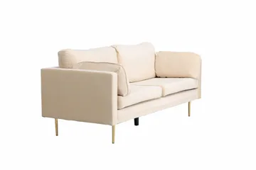 Boom Sammetssoffa 3-sits - Beige - Products - Möbler - Soffa - 3 sits soffa