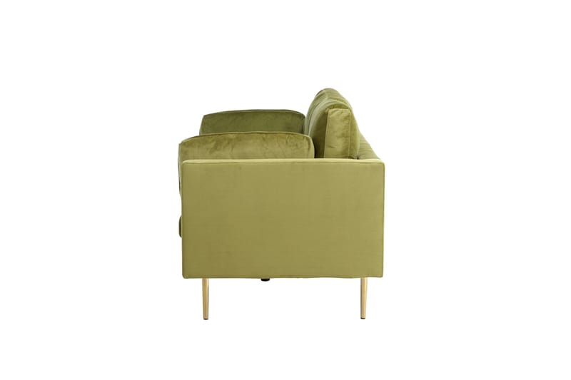 Boom Sammetssoffa 3-sits - Grön - Products - Möbler - Soffa - 3 sits soffa