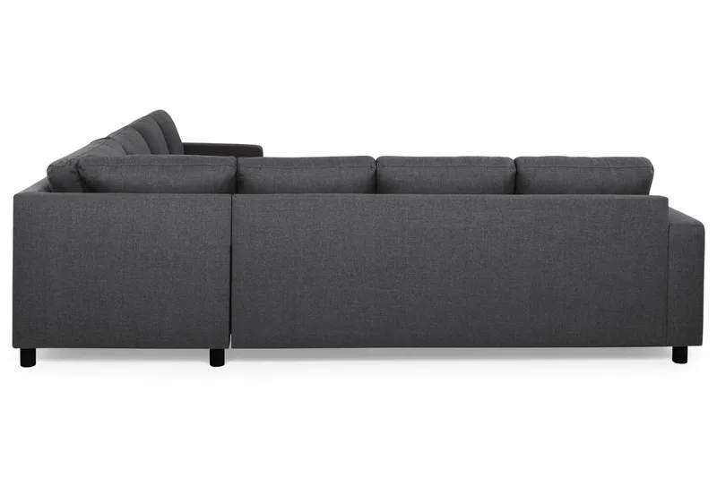 Crazy 6-sits Vändbar L-formad X-Large Hörnsoffa i Tyg - Mörkgrå - Products - Möbler - Soffa - Hörnsoffa
