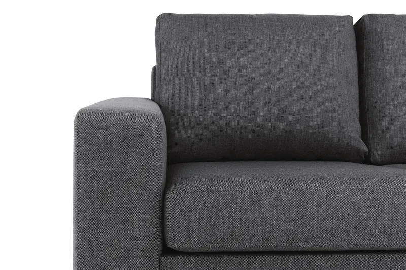 Crazy 6-sits Vändbar L-formad X-Large Hörnsoffa i Tyg - Mörkgrå - Products - Möbler - Soffa - Hörnsoffa