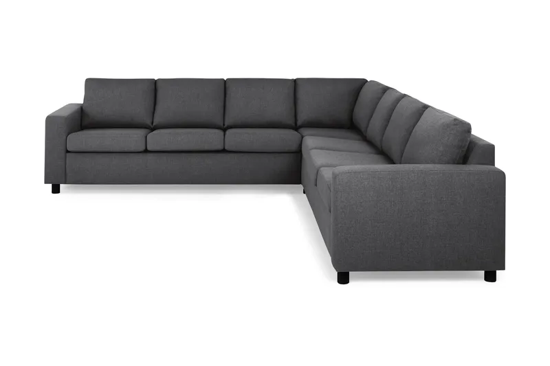 Crazy 6-sits Vändbar L-formad X-Large Hörnsoffa i Tyg - Mörkgrå - Products - Möbler - Soffa - Hörnsoffa