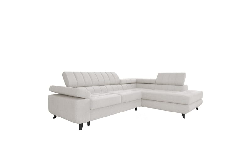 Amshyttan Soffa med Schäslong 3-sits, Vit
