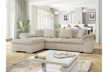 Camior Soffa med Divan 3-sits - Beige - Products - Möbler - Soffa - Divansoffa & schäslongsoffa - 3 sits soffa med divan