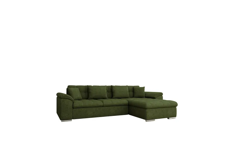 Camior Soffa med Divan 3-sits, Grön