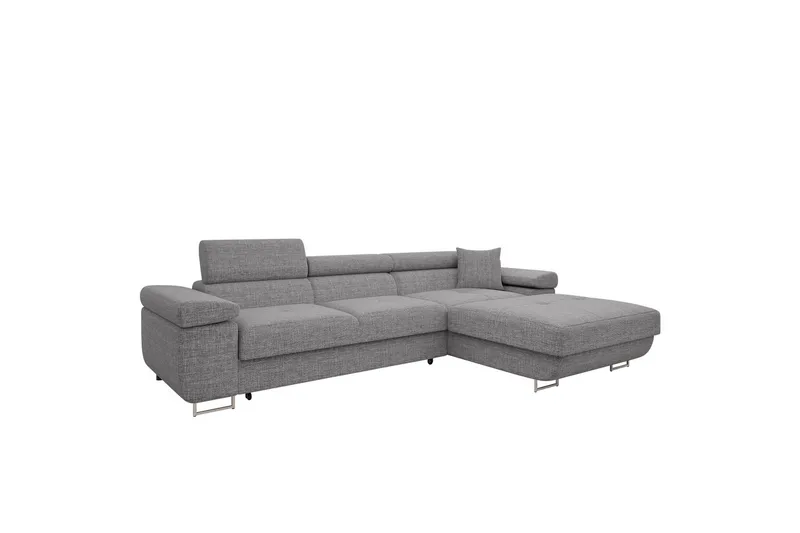 Gabina Soffa med Divan 3-sits - Grå - Products - Möbler - Soffa - Divansoffa & schäslongsoffa - 3 sits soffa med divan