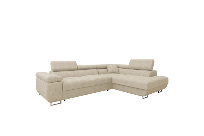 Gabina Soffa med Schäslong 3-sits - Beige - Products - Möbler - Soffa - Divansoffa & schäslongsoffa - 3 sits soffa med divan