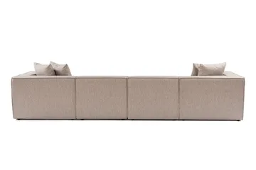 Gregor Soffa med Divan 4-sits - Sand beige - Products - Möbler - Soffa - Divansoffa & schäslongsoffa - 4 sits soffa med divan