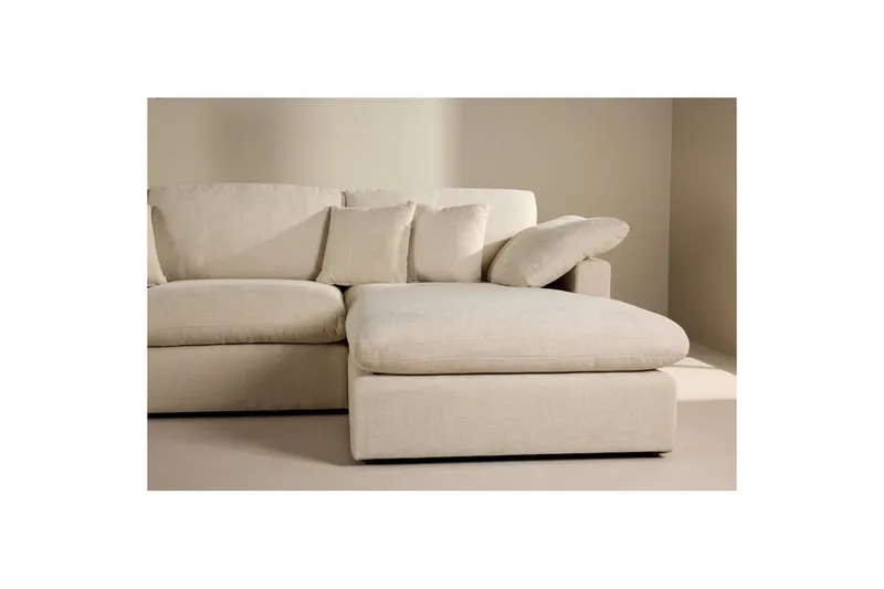 Hörnsoffa VIND Amalfi Beige - Beige - Products - Möbler - Soffa - Divansoffa & schäslongsoffa - 3 sits soffa med divan
