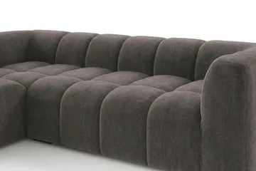 Marlow 3-sits Bubblig Divansoffa vänster - Grå - Products - Möbler - Soffa - Divansoffa & schäslongsoffa - 3 sits soffa med divan