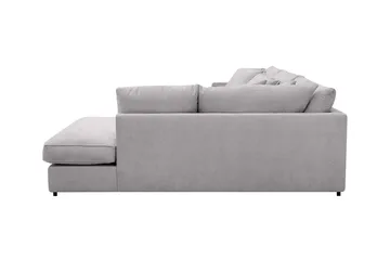 Rossita Lyx 4-sits Extra djup Soffa med Schäslong Höger - Grå Chenille - Products - Möbler - Soffa - Divansoffa & schäslongsoffa - 4 sits soffa med divan