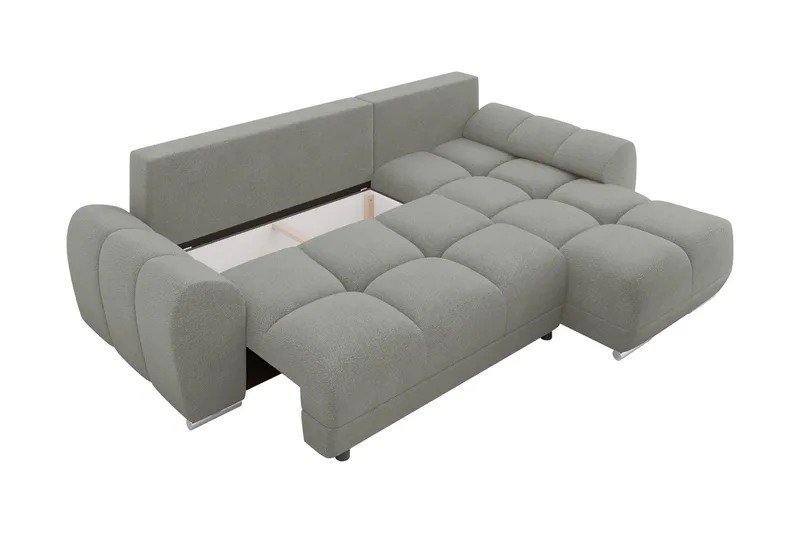 Simerly Soffa med Divan 3-sits - Svart - Products - Möbler - Soffa - Divansoffa & schäslongsoffa - 3 sits soffa med divan