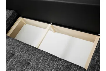 Gamal Soffa Dubbeldivan 4-sits - Svart - Products - Möbler - Soffa - U-soffa