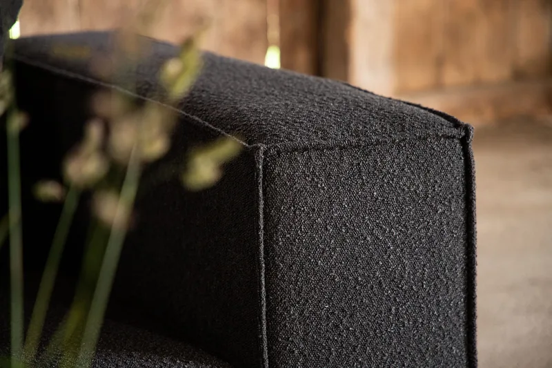 Gillholmen Soffa 3-sits - Svart/Mörkgrå - Products - Möbler - Soffa - 3 sits soffa