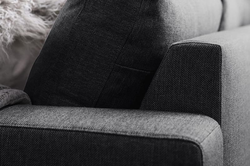 Crazy 6-sits Vänstervänd U-formad X-Large Hörnsoffa med divan i Tyg - Mörkgrå - Products - Möbler - Soffa - Hörnsoffa - Hörnsoffa med divan