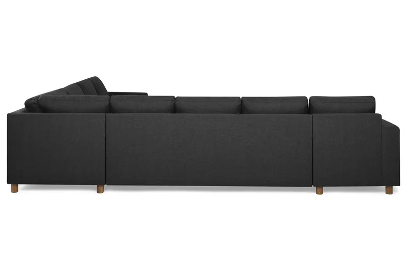 Crazy 7-sits Vändbar U-formad XX-Large Hörnsoffa med divan i Tyg - Mörkgrå / Antracit - Products - Möbler - Soffa - Hörnsoffa - Hörnsoffa med divan
