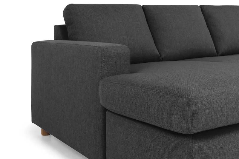 Crazy 7-sits Vändbar U-formad XX-Large Hörnsoffa med divan i Tyg - Mörkgrå / Antracit - Products - Möbler - Soffa - Hörnsoffa - Hörnsoffa med divan