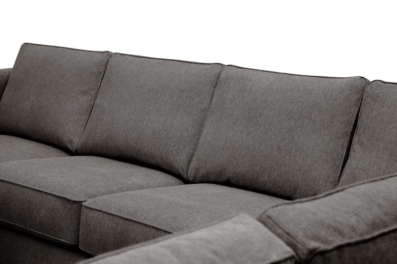 Optus 5-sits Hörnsoffa med divan vändbar - Mörkgrå - Products - Möbler - Soffa - Hörnsoffa