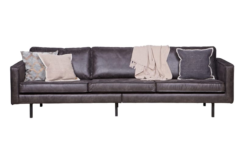 Lissbon 3-sits Soffa - Svart - Products - Möbler - Soffa - Skinnsoffa