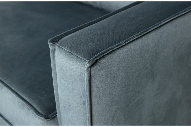 Lissbon Hörnsoffa - Blågrön - Products - Möbler - Soffa - Sammetssoffa