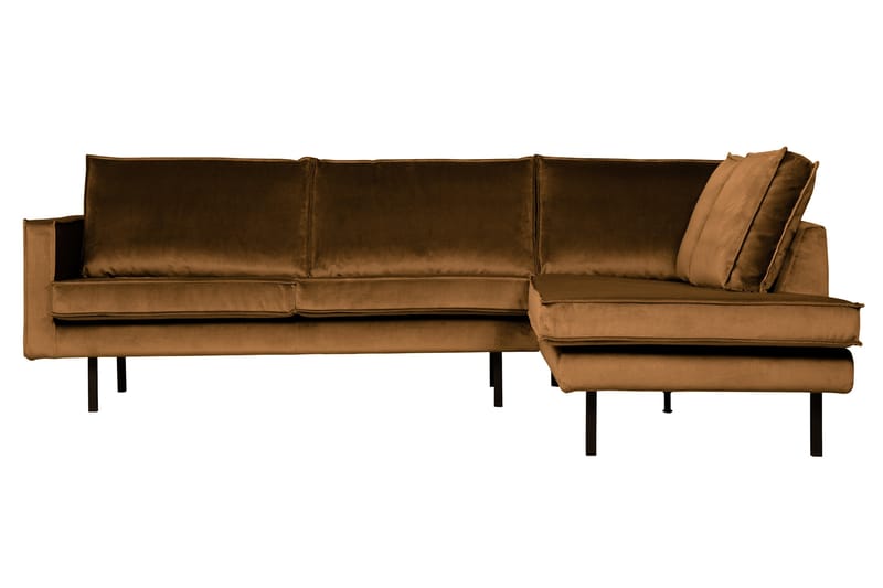 Lissbon Hörnsoffa - Honungsgul - Products - Möbler - Soffa - Sammetssoffa