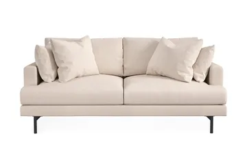 Menard 3-sits Djup Tygsoffa 205 cm bred, Beige